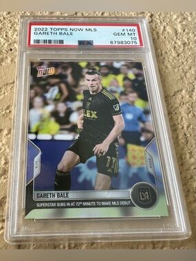 2022 Topps Now MLS Gareth Bale #140 PSA Gem Mint LAFC